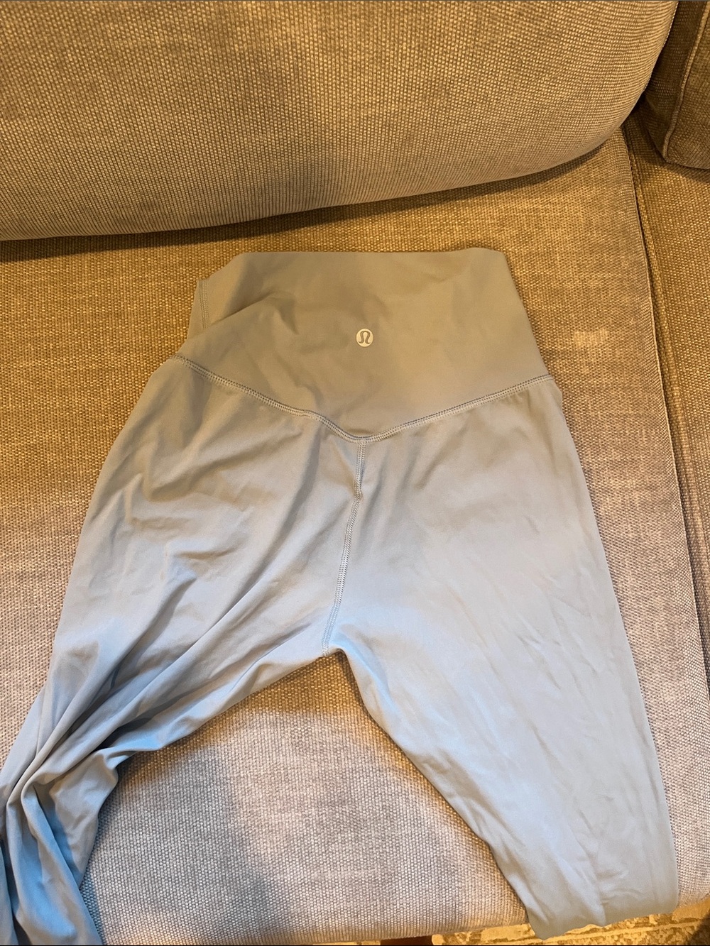 lululemon athletica Girls' Light Blue High-Rise Leggings